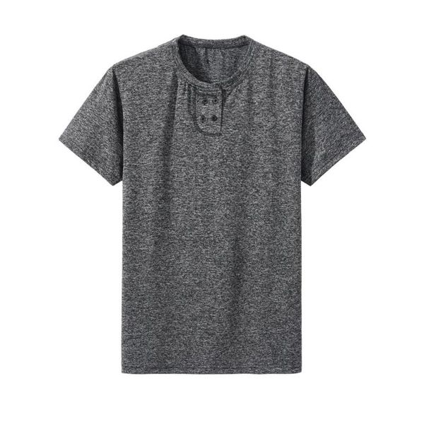 

men's t-shirts moisture wicking short sleeve henley t shirt,sports golf quick dry tees, White;black