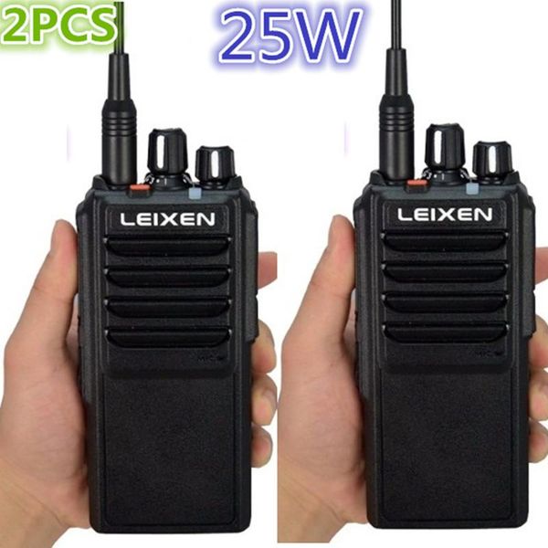 

walkie talkie 2pcs long range 25w high power leixen vv-25 walkietalkie 10-30km two way radio handheld transceiver