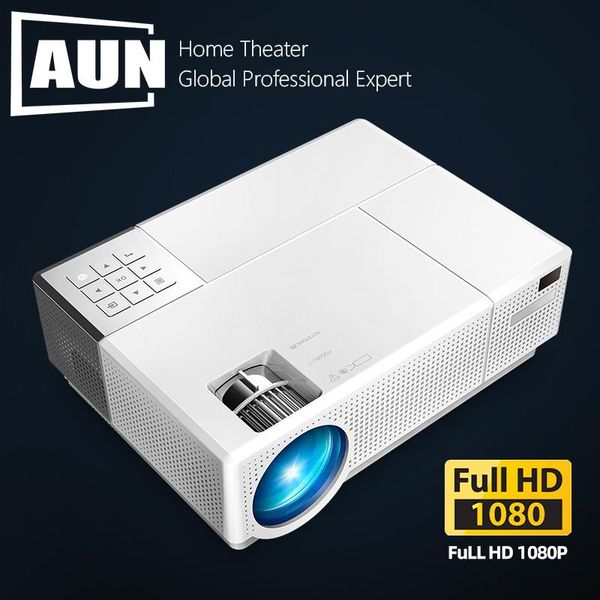 

aun full hd projector d70, 1920x1080p native resolution video projector. 6800 lux, vga for 4k cinema projector