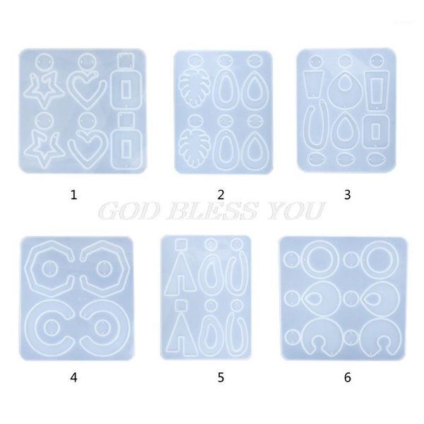 

crystal resin mold geometric irregular earring necklace mould pendant making tool diy crafts drop shipping1