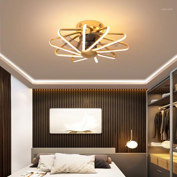 

electric fans modern ceiling fan with remote led light living room 110v 220v white1