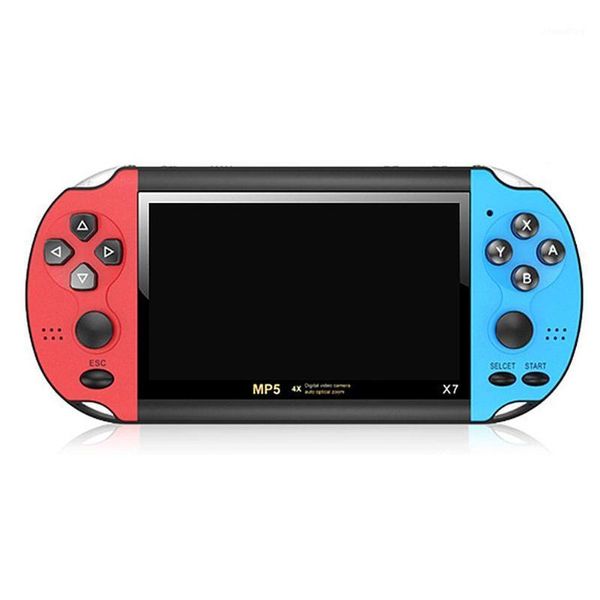 

handheld game console nostalgic 4.3 inch hd large screen 8g double-rocker x7 classic game retro mini handheld mp5 video1