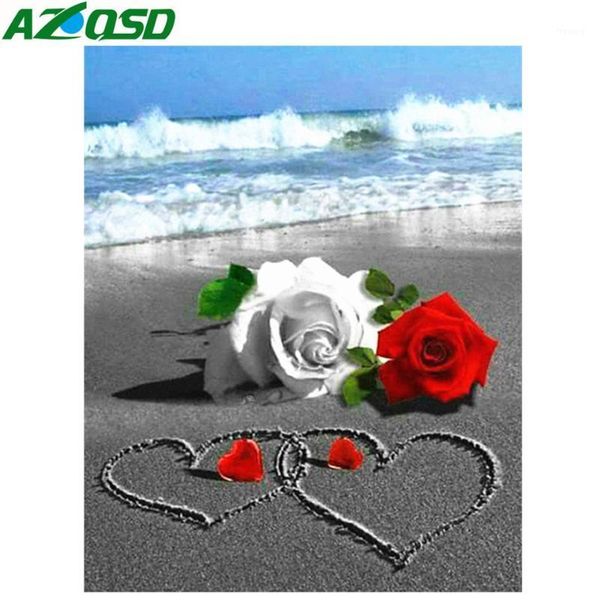 

azqsd full square diamond painting sea full drill square diamond embroidery scenery rhinestones home decor cross stitch kits1