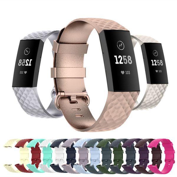 

bracelet for fitbit charge 4 4se watchbands wrist strap soft silicone replacement band for fitbit charge 3 3se