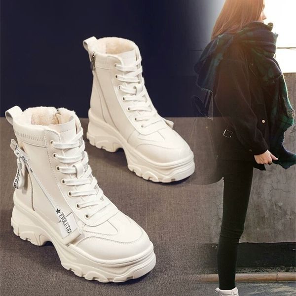 

increase short shoes women casual boots women boots knight boots t200106, Black