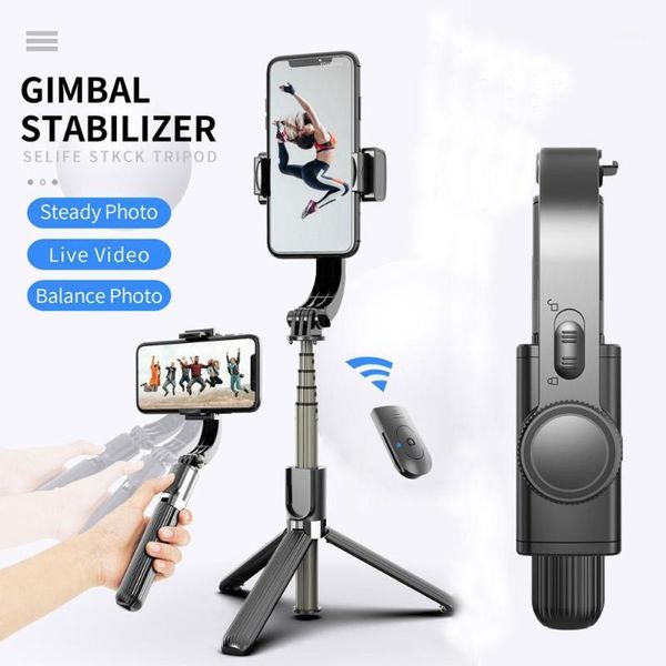 

selfie monopods mobile phone stabilizer smart anti-shake video vlog shooting bluetooth triangle stick sports handheld ptz1
