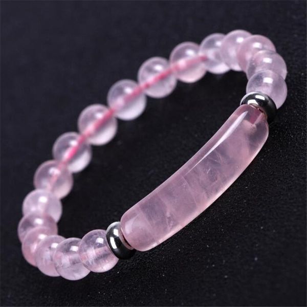 

fashion natural crystal women's bracelet elegant female elastic beaded bracelet european and american fashion jewelry, Black