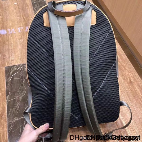 

l высокое качество имя рюкзаки мужская реальная кожа дизайнер человек рюкзак школьная сумка v сумки бренда