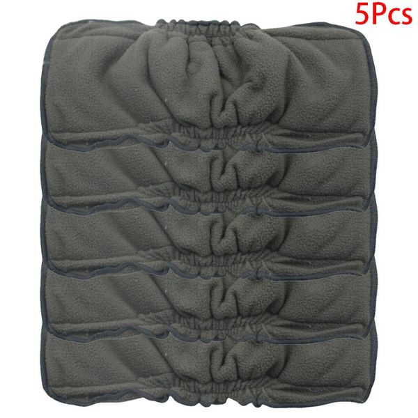 

cloth diapers 5pcs water absorb urinal pad baby diaper drawstring nappy thicken accessories 5 layer infant reusable toddler bamboo charcoal