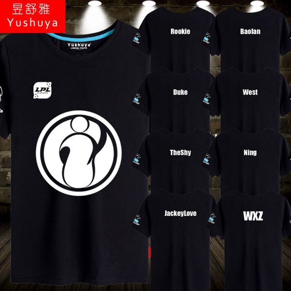 

league games ig team uniform men's t-shirt short half sleeve clothing s9 finals champion competition fashion