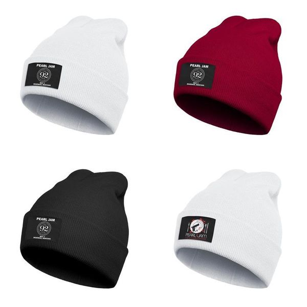 

mens women fashion beanie skull hats pearl jam white slouch daily knitted cap airplane bear, Blue;gray