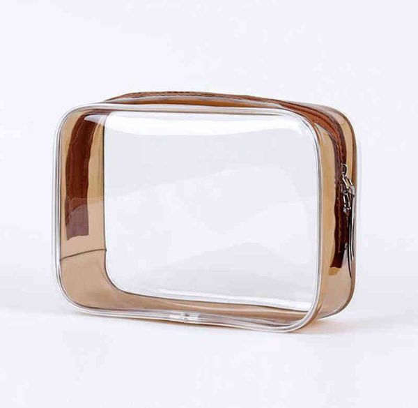 

nxy cosmetic bags 10pcs women pvc transparent waterproof large capacity travel mix color 220303