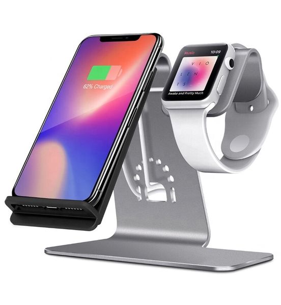 

3 in 1 wireless charger with phone holder for smart phones earphone and watch