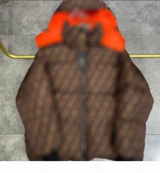 

20fw france paris mens winter coats full body letter men's hooded jacket men's cloth, Black;brown