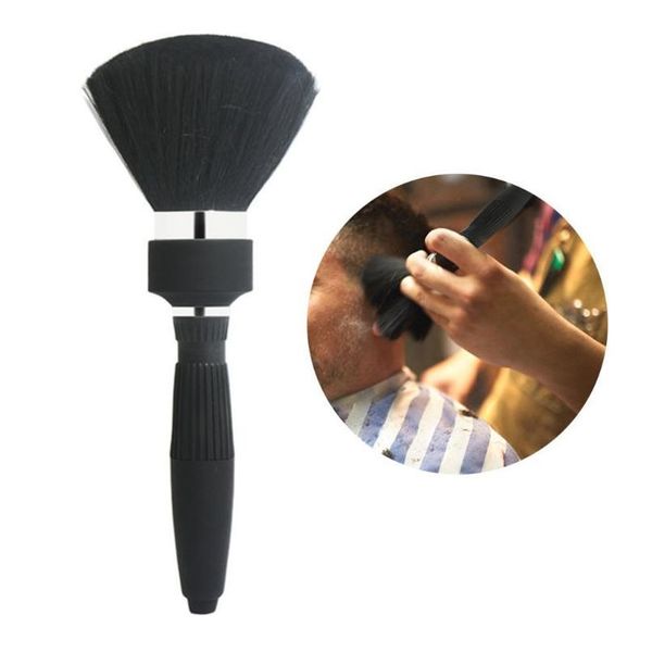 

barber neck hair dusters brush makeup face cleaning brushes r soft bristles hairbrush hair sweep brush hair wmtgdk, Silver