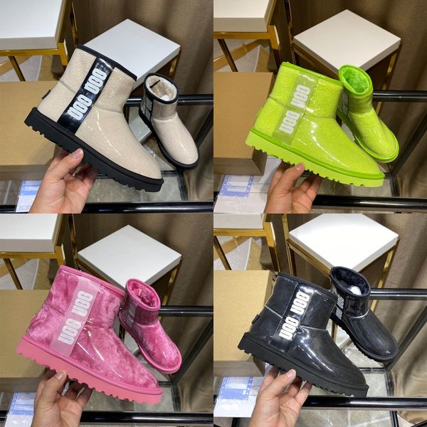 

7kvc vesonal водонепроницаемый мужской лодыжки мужские ботинки обувь для женщин с мехом плюшевые теплые зимние камуфляж случайные ботинки же, Black