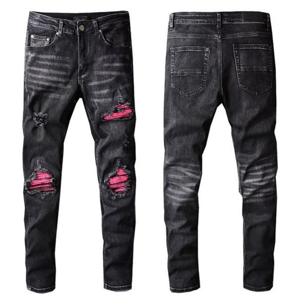 

Arrivals Mens Jeans Luxurys Digner Bags Slim-leg Jean Pattren Casual Men Zipper High Quality Highs Street Mot Biker Luxyrys Denim Pant Size, Blue