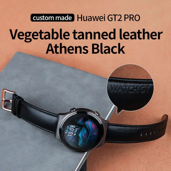 

it is suitable for huawei watch gt2 pro smart watch, leather strap and fashion br