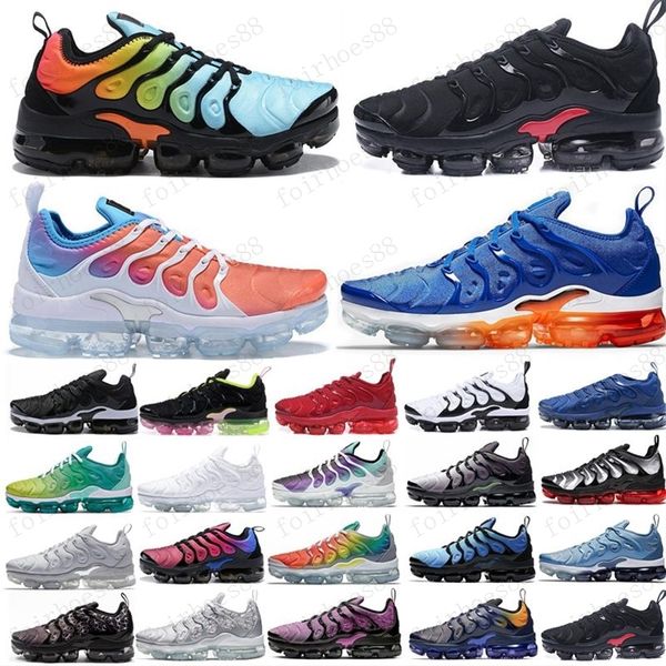 

2020 des chaussures tn plus running shoes bumblebee zapatos be ture hyper blue violet sunset game royal mens women sports sneakers 36-45