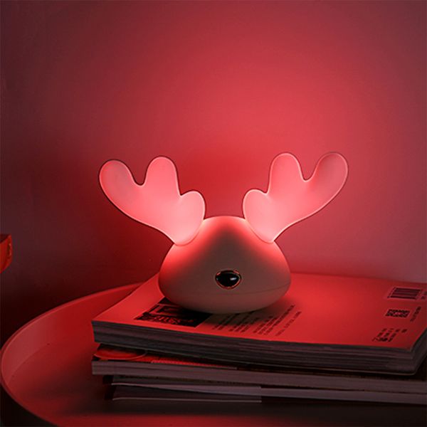 

new modern the deer lights desklamp cabinet led small night plastic