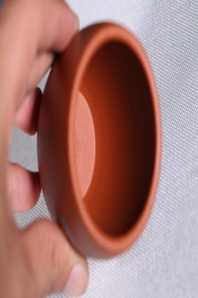

китайский zisha teacup сырая руда фиолетовый глина мастер чашка 130 мл большой размер ручной росписью шаблон дегустация чая пива вина чашка