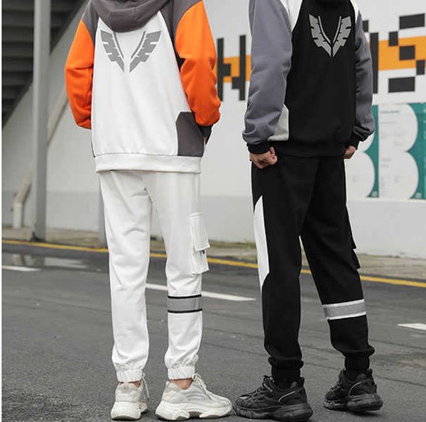

men women tracksuits for running fashion winter jacket + joggers suits 21fw womens tracksuit streetwear active new clothes, Gray