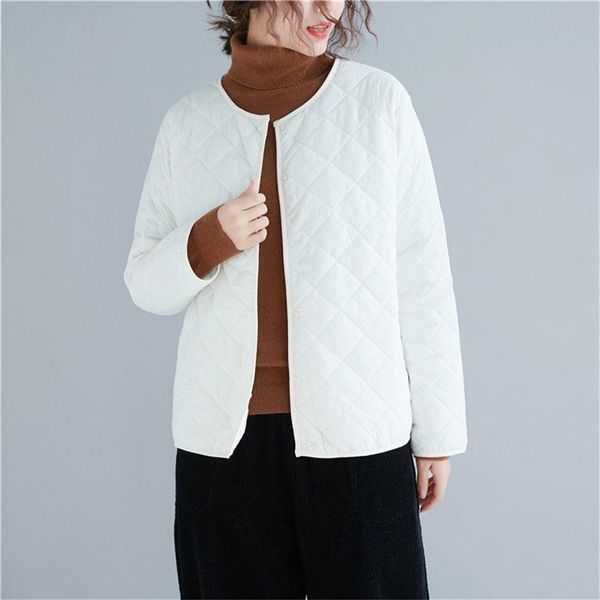 

alien kitty winter fresh loose zipper solid outwear stylish oversize cotton o-neck warm women jackets casual all-match coat, Black