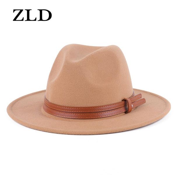 

zld новая мода старинные джазовые шляпы осень зима мужчины женщины федорас шляпа британский стиль джентльмен повседневная дама открытый ковб, Blue;gray