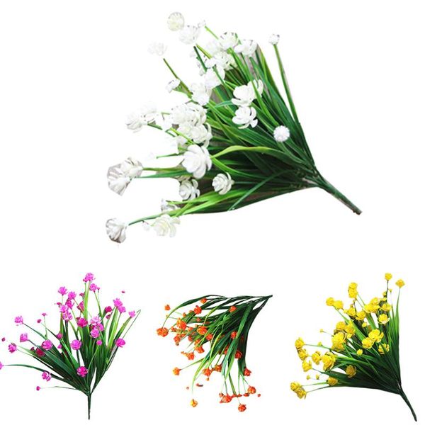 

babysbreath water grass rose artificial flower diy gypsophila arrangement wedding decoration plastic fake flower