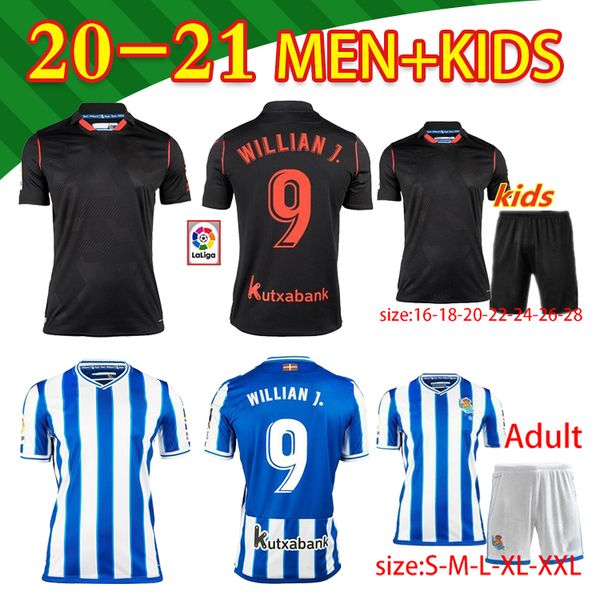 

2020 2021 real sociedad soccer jerseys willian j. oyarzabal agirretxe juanmi custom maillot de foot royal society football shirt, Black;yellow