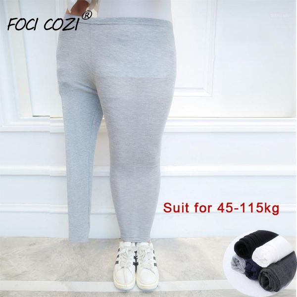 

women elastic waist casual leggings plus size l-3xl large legging high stretch leggings pants workout for 45-115kg1, Black