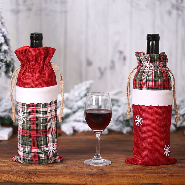 

a-cover wine champagne bottle bottle back place для вечеринки для домашнего декора рождественские украшения gwd1808