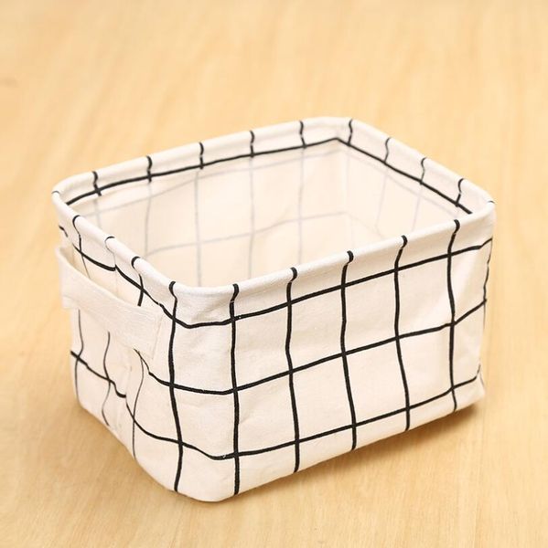 

fashion modern cotton basket organizer linen deskstorage organizer sundries storage box cabinet underwear storage basket wmtmih