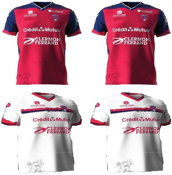 

21 22 maillots clermont foot 63 soccer jerseys home away third 2021 2022 bayo dossou allevinah berthomier magnin iglesias tell football uyic, Black;yellow