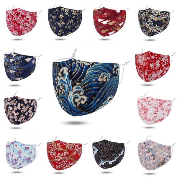 

in stock floral print breathable foldable mouth reusable flower masks face housekeeping mask 18 styles 4 nmxgf