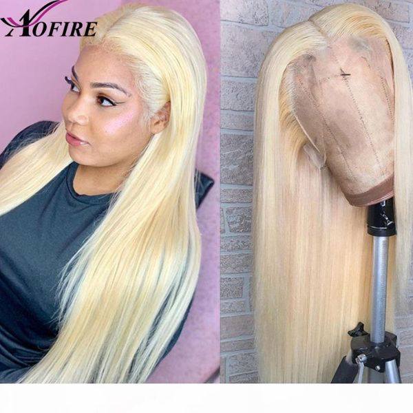 

28 inch 613 lace front wig straight lace front wig transparent wigs honey blonde human hair wigs for black women, Black;brown