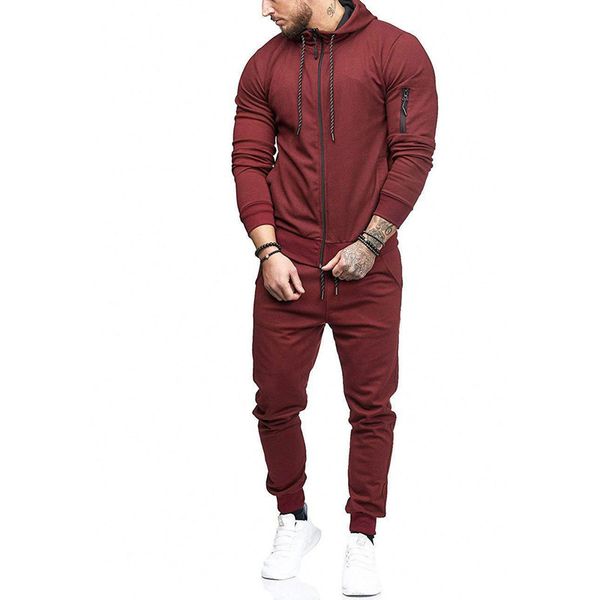 

sportswear fitness sports cardigan zipper men's suit leisure, Gray