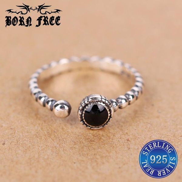 

band rings 925 sterling silver rope ring twist anillos plata para mujer jewelry ringen bague femme black conjunto aneis feminino
