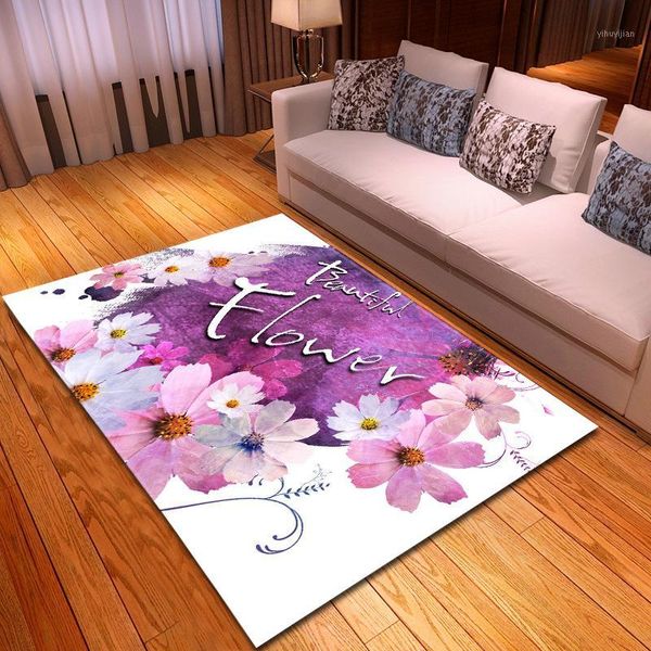 

3d fresh flower sunflower carpet for livingroom and bedroom area rugs home decoration kids room play rug hallway customized1