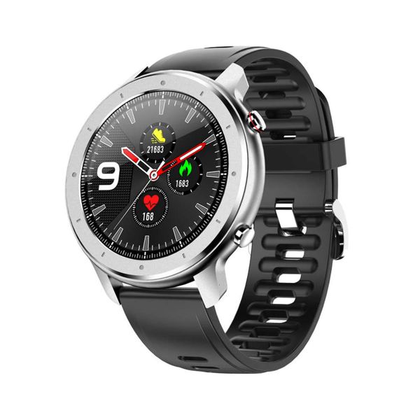 

new f12 smart touch ip68 waterproof men's and women's blood prsure heart rate round screen bracelet