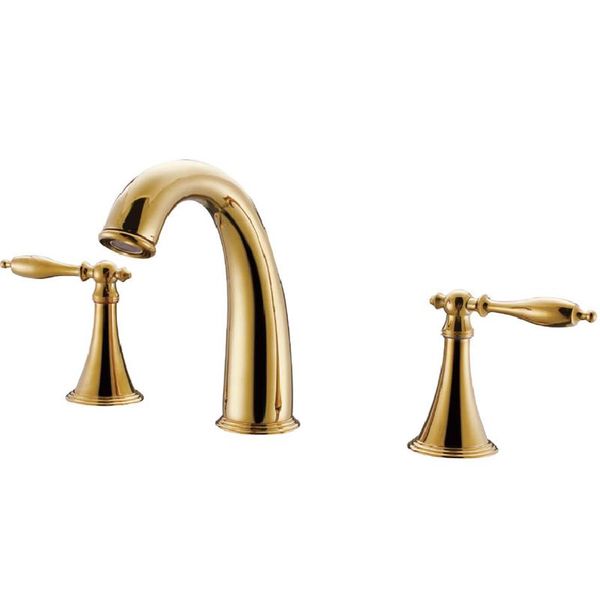 

bathroom all-copper double-hole basin and cold water faucet three-piece double-handle split three-hole washbasin washbasin