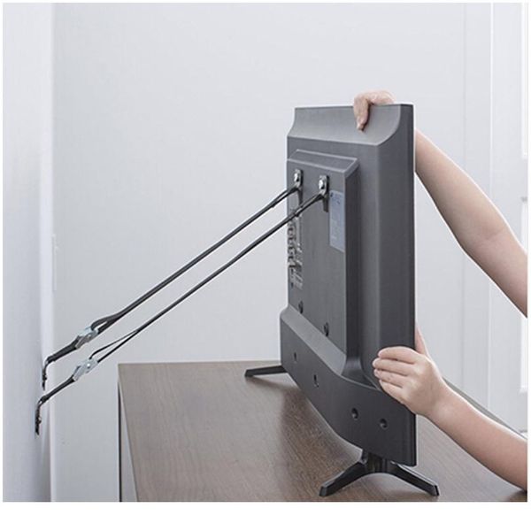 

хорошее качество детская безопасность блокировка 2 шт. / лот детские безопасные антипиковые ремни для плоских телевизоров и мебели настенный