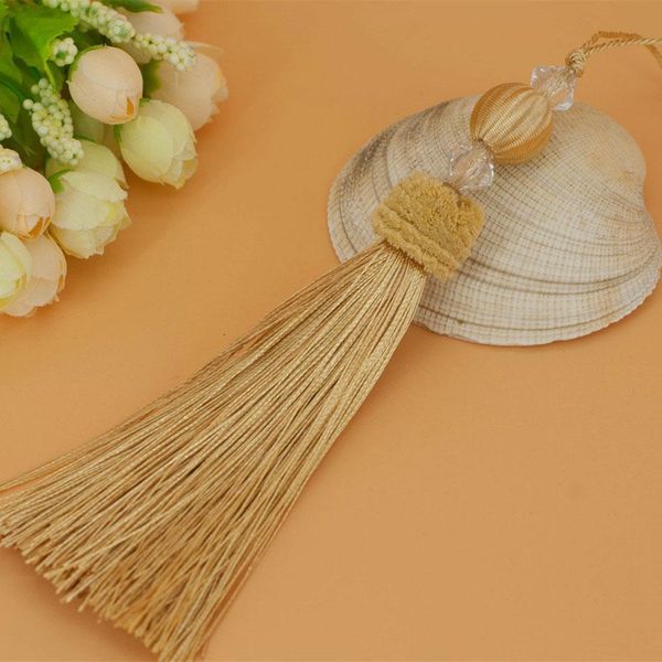 

wholesale 6pcs lot 12cm tassel with hanging rope silk sewing tassels trim decorative key tassel for curtains home decoration h qylgtg
