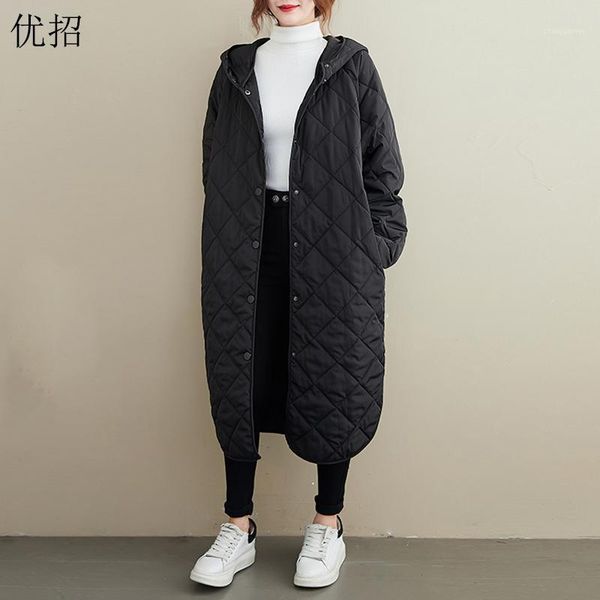 

winter down cotton jacket women plus size warm parka loose hooded female 4xl 5xl oversize winter thick long coat outerwear 20201, Black