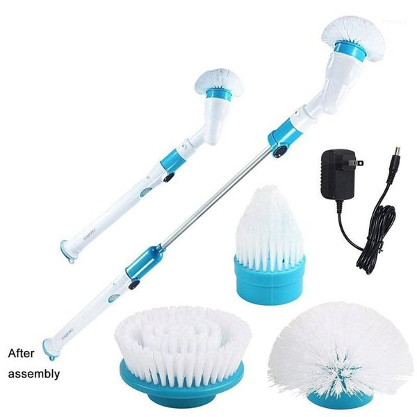 

learnhai electric spin scrubber turbo scrub adjustable cleaning brush cordless chargeable waterproof bathroom cleaning tools set1