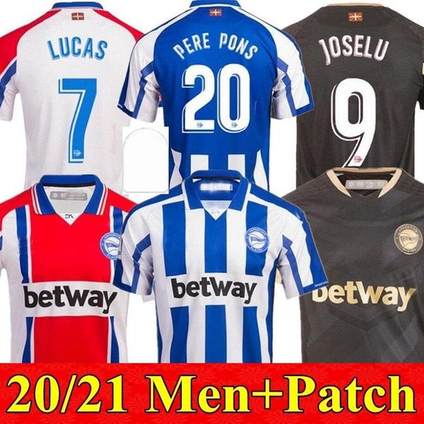 

20 21 deportivo alavÃ©s soccer jerseys 2020 2021 alaves 100th centenary camiseta de fÃºtbol pere pons lucas joselu men football shirts, Black;yellow