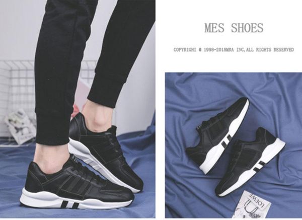 

2021 autumn korean men's shoes all-match mesh sports casual shoes breathable canvas sneakers men's trendy shoes, Black