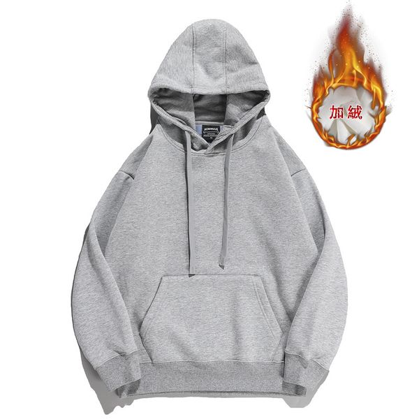

2021 autumn-style clm000 fall shoulder with hood brushed and thick male e loose important color hoody hoodi 8why, Black;brown