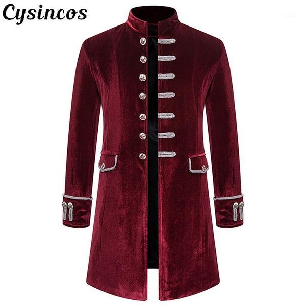 

cysincos winter european men leisure sports long sleeve windbreaker men's youth evening stand collar windbreaker korean velvet1, Tan;black