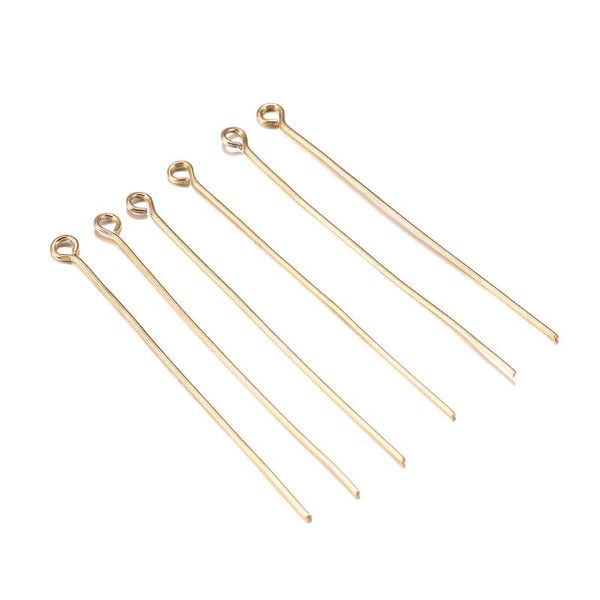 

200pcs eye head pins 20 25 30 35 40 45 50 mm eye pins findings for diy jewelry making jewelry accessories f sqclkq, Gray